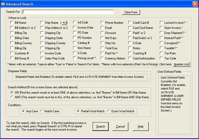 AdvSearch