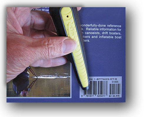 With a barcode reader, you can scan products right onto the Main Invoice Screen.
