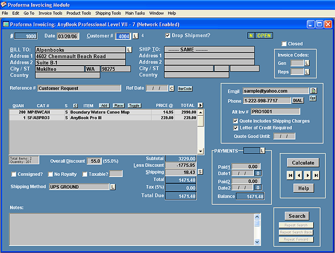 Proforma
